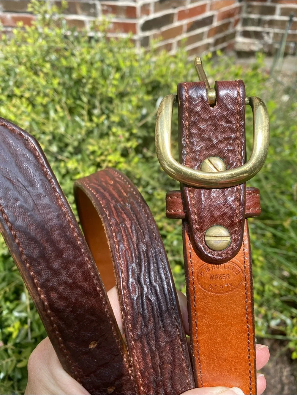D M Builard Maker Shark Belt Size 42